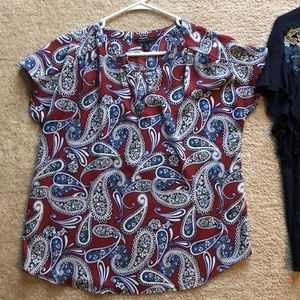 Multiple shirts that can be dressed up or down!